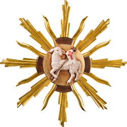 Agnus Dei con aureola